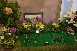 Photo of Cheshire display at Meerbrook Flower Festival 2017